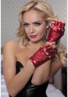 Wrist Gloves Heart Insert Red O/S Sex Toy Product