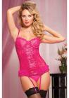 Paisley Pleasure 2 Piece Bustier Pink S Sex Toy Product