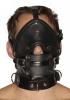 Strict Leather Premium Muzzle With Blindfold And Gags Sex Toy Product Image 2