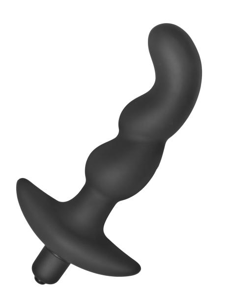 Onyx Vibrating Silicone Anal Plug Black Sex Toy Product