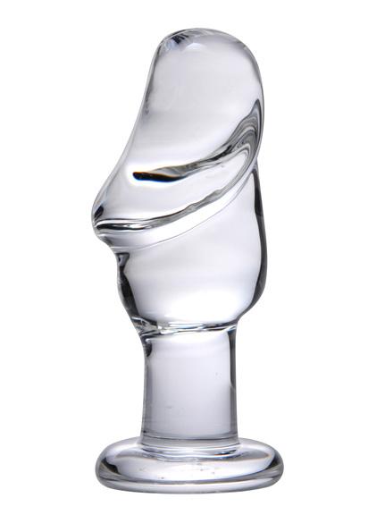 Asvini Glass Penis Anal Plug Clear Sex Toy Product