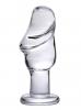 Asvini Glass Penis Anal Plug Clear Sex Toy Product Image 2