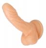 Silicone Curvy 4 Inches Realistic Suction Cup Mini Dildo Beige Sex Toy Product Image 2