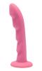 Strap U Ripples Silicone Dildo Pink Sex Toy Product Image 2