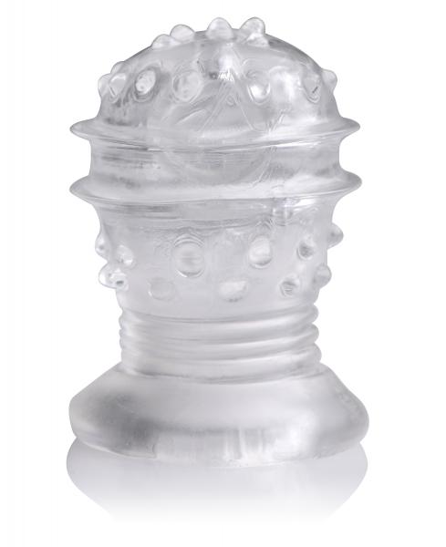 Trinity Vibes Vibrating Penis Head Teaser Clear Sex Toy Product