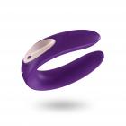 Partner Plus Couples U-Shaped Vibrator Purple Sex Toy Product