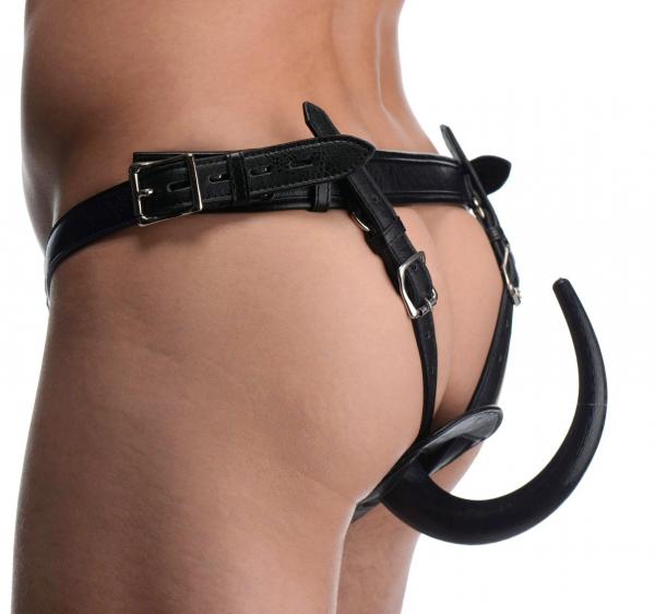 Ass Holster Anal Plug Harness Black Sex Toy Product
