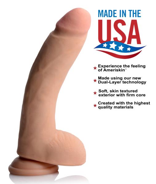 USA Cocks 10 Inches Ultra Real Dual Layer Suction Cup Dildo Sex Toy Product