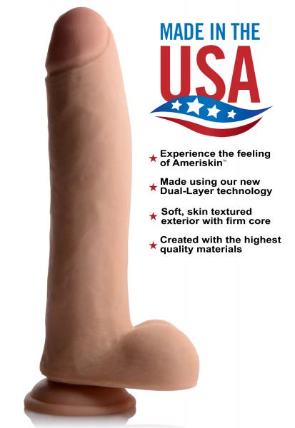 USA Cocks 11 Inches Ultra Real Dual Layer Suction Cup Dildo Sex Toy Product