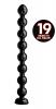 Hosed 19 Inches Beaded Thick Anal Snake Black Sex Toy Product Image 1