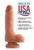 7 Inches Ultra Real Dual Layer Dildo Beige Sex Toy Product Image 1