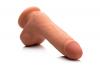 7 Inches Ultra Real Dual Layer Dildo Beige Sex Toy Product Image 4
