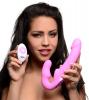 Urge Silicone Strapless Strap On Vibrating With Remote Pink Sex Toy Product Image 1
