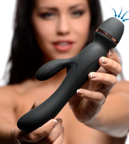 Shegasm Supreme 3 In 1 Silicone Suction Rabbit Vibe Sex Toy Product
