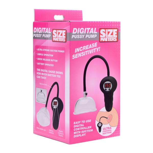 Size Matters Digital Automatic Pussy Pump Black Sex Toy Product