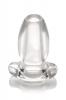 Peephole Clear Hollow Anal Plug Small Sex Toy Product Image 1