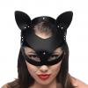 Bad Kitten Leather Cat Mask Black O/S Sex Toy Product Image 1