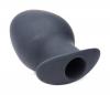 Ass Goblet Silicone Hollow Anal Plug Large Black Sex Toy Product Image 4