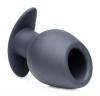Ass Goblet Silicone Hollow Anal Plug Small Black Sex Toy Product Image 4