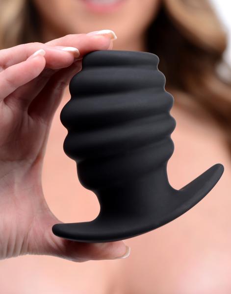 Hive Ass Tunnel Silicone Ribbed Hollow Anal Plug Large Sex Toy Product