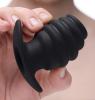 Hive Ass Tunnel Silicone Ribbed Hollow Anal Plug Medium Sex Toy Product Image 1