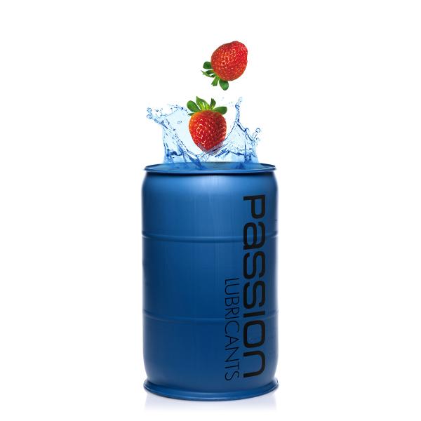 Passion Strawberry Flavored Lubricant - 55 Gallon Drum Sex Toy Product