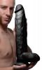 Raging Rhino 17 Inches Veiny Dildo Black Sex Toy Product Image 1