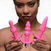 Thrill Trio Anal Plug Set Pink Sex Toy Product Image 1