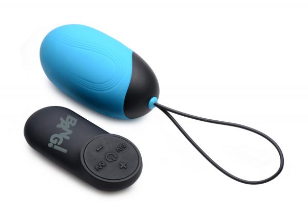 Xl Silicone Vibrating Egg - Blue Sex Toy Product