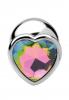 Rainbow Prism Heart Anal Plug - Large Sex Toy Product Image 4