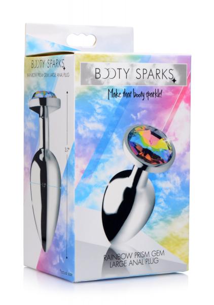 Rainbow Prism Gem Anal Plug - Large Sex Toy Product