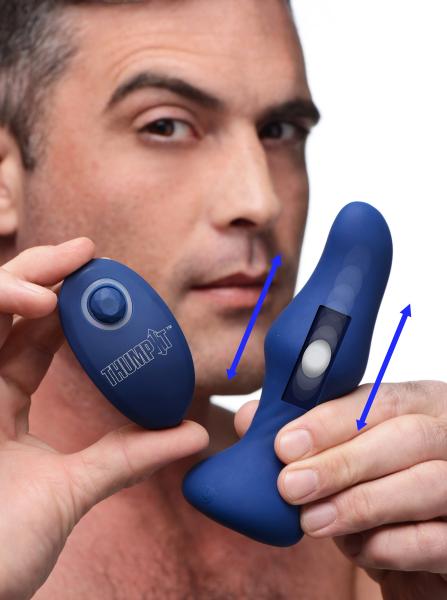 7x Slim Curved Thumping Silicone Anal Plug Sex Toy Product