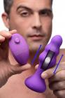 7x Slim Ribbed Thumping Silicone Anal Plug Sex Toy Product