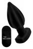 The Assterisk 10x Ribbed Silicone Remote Control Vibrating Butt Plug Sex Toy Product Image 4