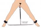 Squat Anal Impaler With Spreader Bar And Cuffs Sex Toy Product