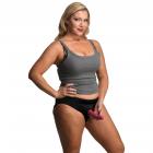 Lace Envy Black Crotchless Panty Harness - 3xl Sex Toy Product