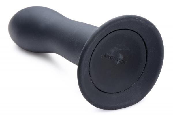 Squeezable Slender Dildo - Black Sex Toy Product