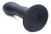Squeezable Slender Dildo - Black Sex Toy Product Image 4