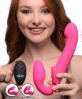 10x Remote Control Ergo-fit G-pulse Inflatable And Vibrating Strapless Strap-on - Pink Sex Toy Product