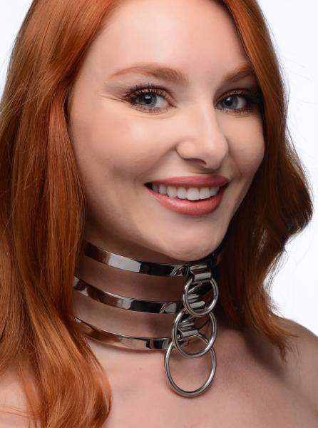 Trinity Stainless Steel Locking Collar Sex Toy Product