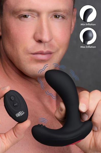 10x Inflatable And Vibrating Silicone Prostate Plug Sex Toy Product