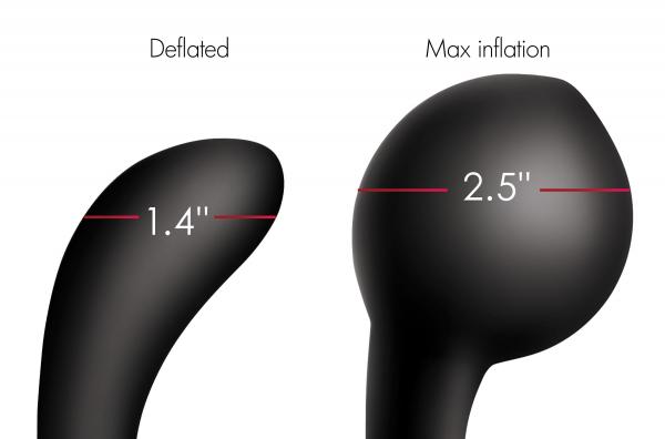 10x Inflatable And Vibrating Silicone Prostate Plug Sex Toy Product