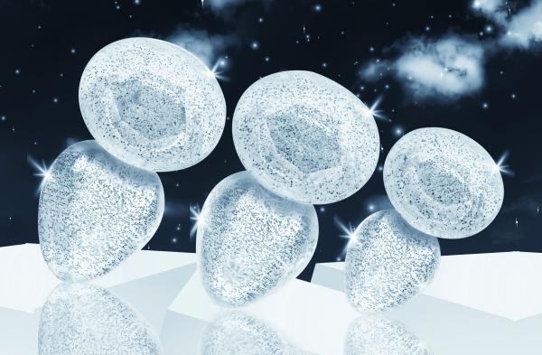 Glitter Gem Anal Plug Set - Silver Sex Toy Product