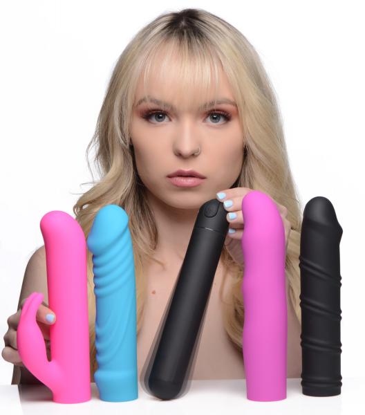 4-in-1 Xl Silicone Bullet And Sleeves Kit Sex Toy Product