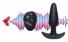 Voice Activated 10x Silicone Vibrating Slim Butt Plug With Remote Control Sex Toy Product Image 3