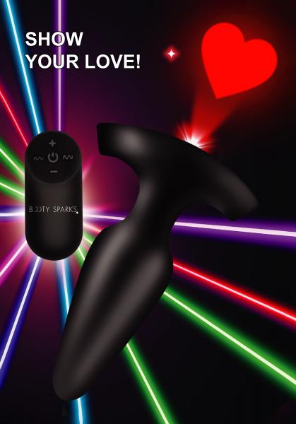 28x Laser Heart Silicone Anal Plug With Remote â€“ Large Sex Toy Product