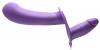 28x Double Diva 2 Inch Double Dildo With Harness And Remote Control - Purple Sex Toy Product Image 4