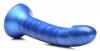 7 Inch Metallic Silicone Dildo - Blue Sex Toy Product Image 4
