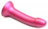 7 Inch Metallic Silicone Dildo - Pink Sex Toy Product Image 4