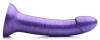 7 Inch Metallic Silicone Dildo - Purple Sex Toy Product Image 3